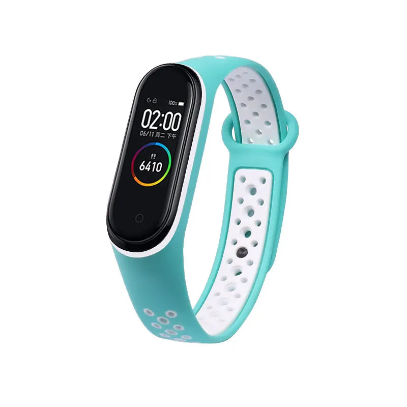 Correa transpirable para Xiaomi Mi Band 3, 4, 5, 6, y 7