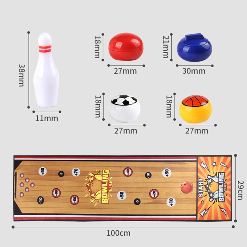 Juego Interactivo de FĂștbol, Bolos y Curling de Escritorio