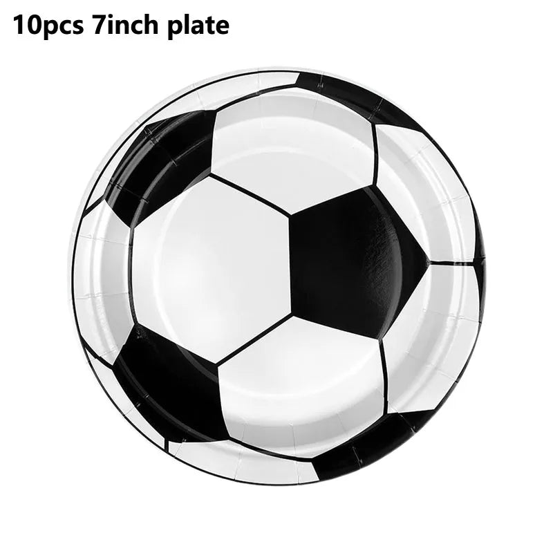Set Futbolero para Cumpleaños – Platos, Vasos y Más