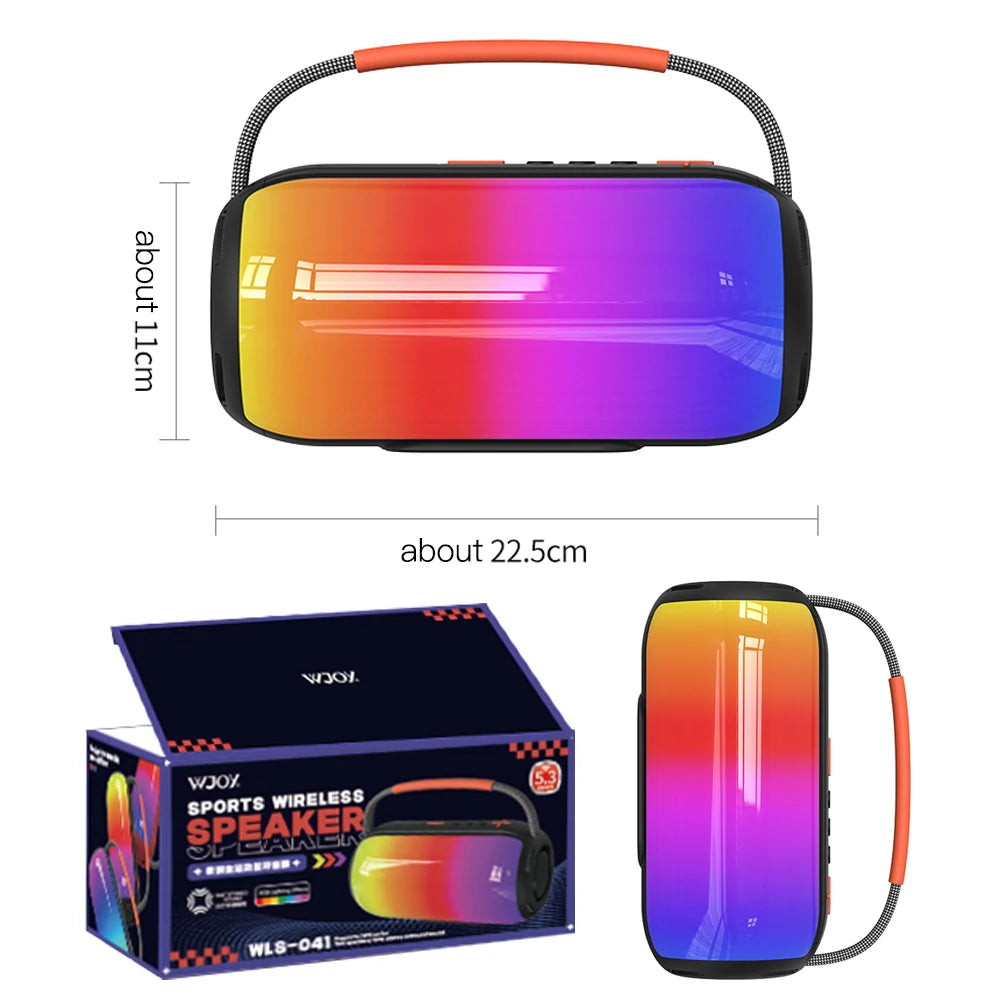 Altavoz Bluetooth Portátil 30W LED y Subwoofer Inalámbrico – IPX7 Impermeable