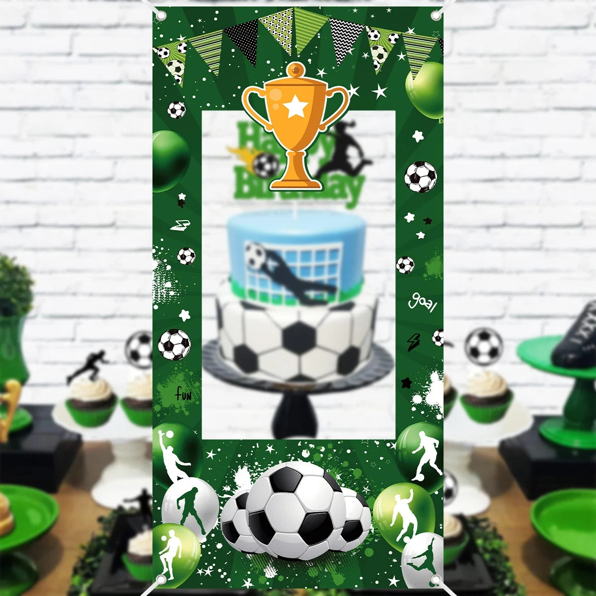 Marco de Fotos de Fútbol – Fiesta Infantil