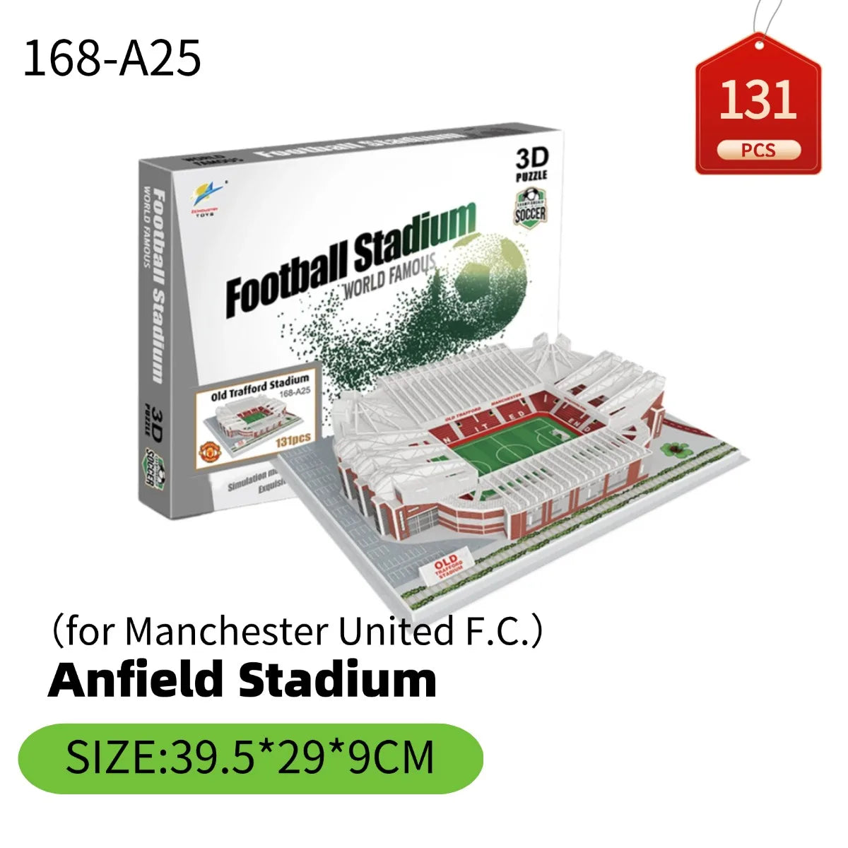 Rompecabezas 3D de Fútbol – Kit de Construcción