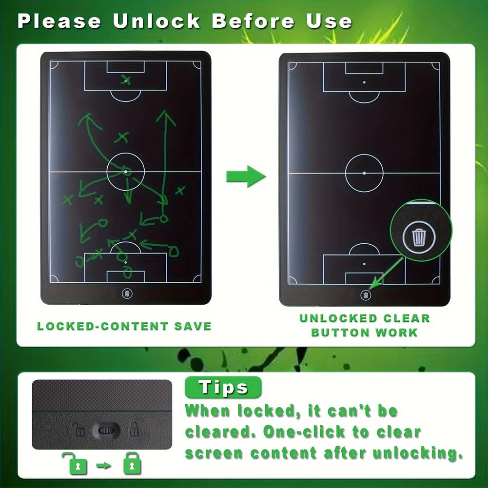 Tablero Digital LCD de Entrenamiento para Fútbol 16