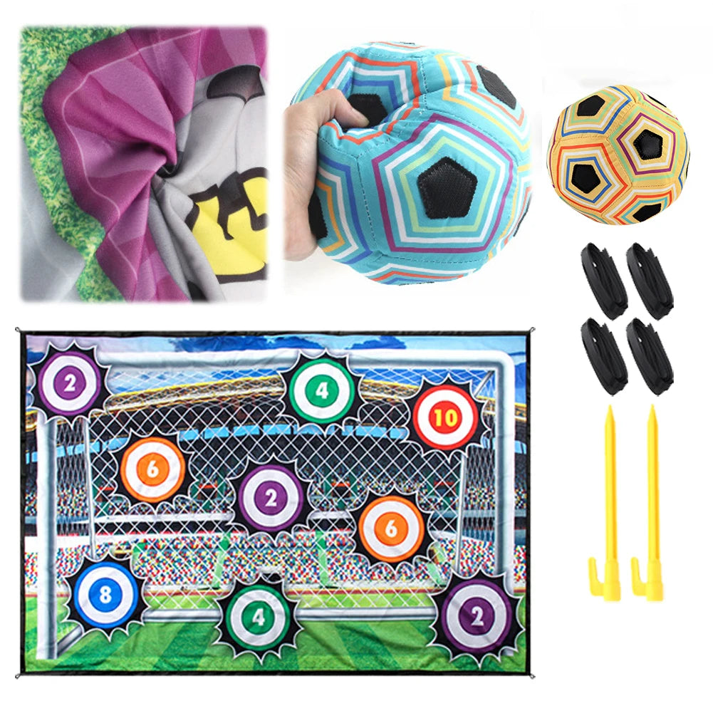 Alfombra de Juego de Fútbol para Niños - Juego de Entrenamiento y Diversión