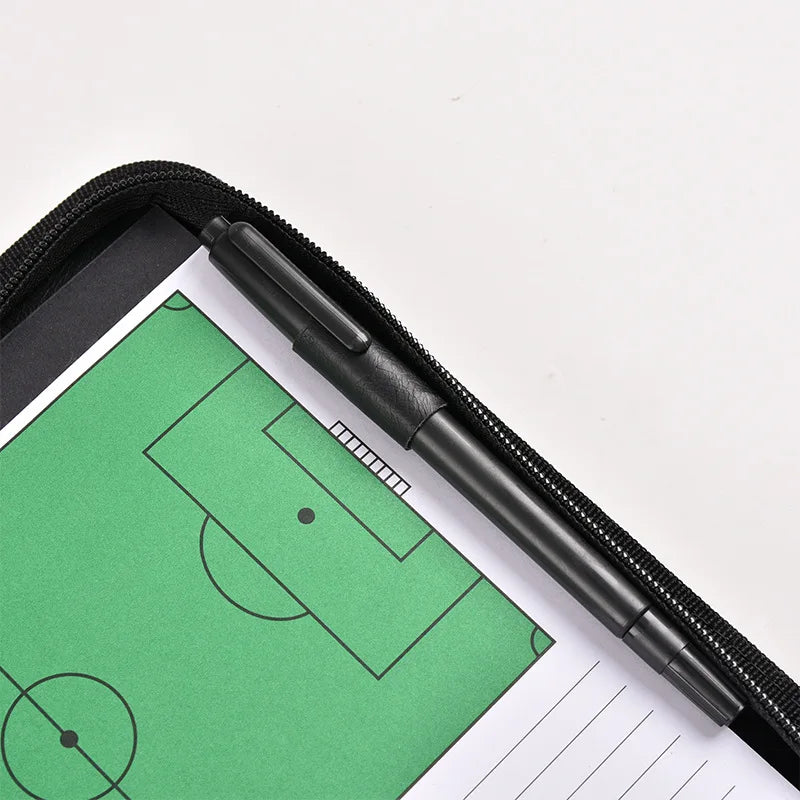 Tablero Táctico de Fútbol Magnético con Rotuladores y Portapapeles