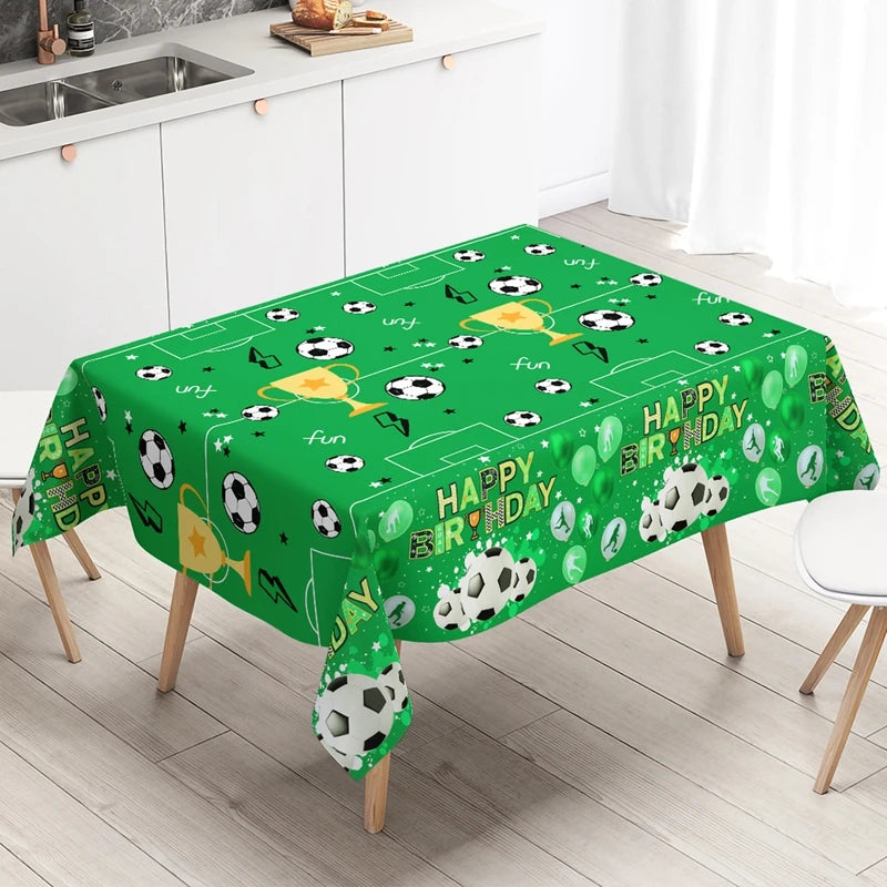 Mantel Desechable de FĂștbol para Fiestas