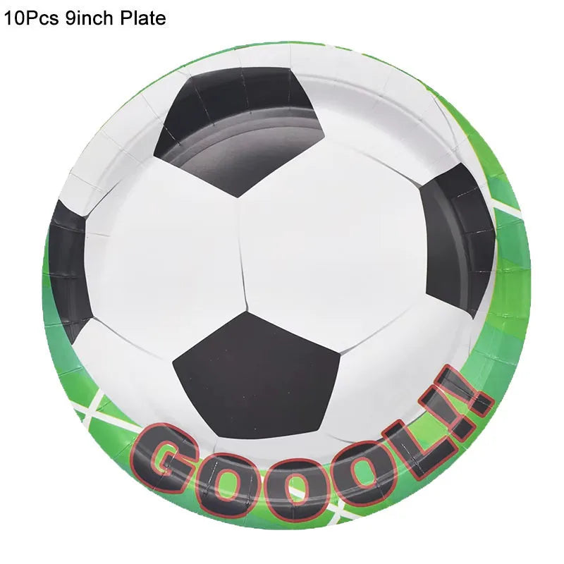 Set Futbolero para Cumpleaños – Platos, Vasos y Más