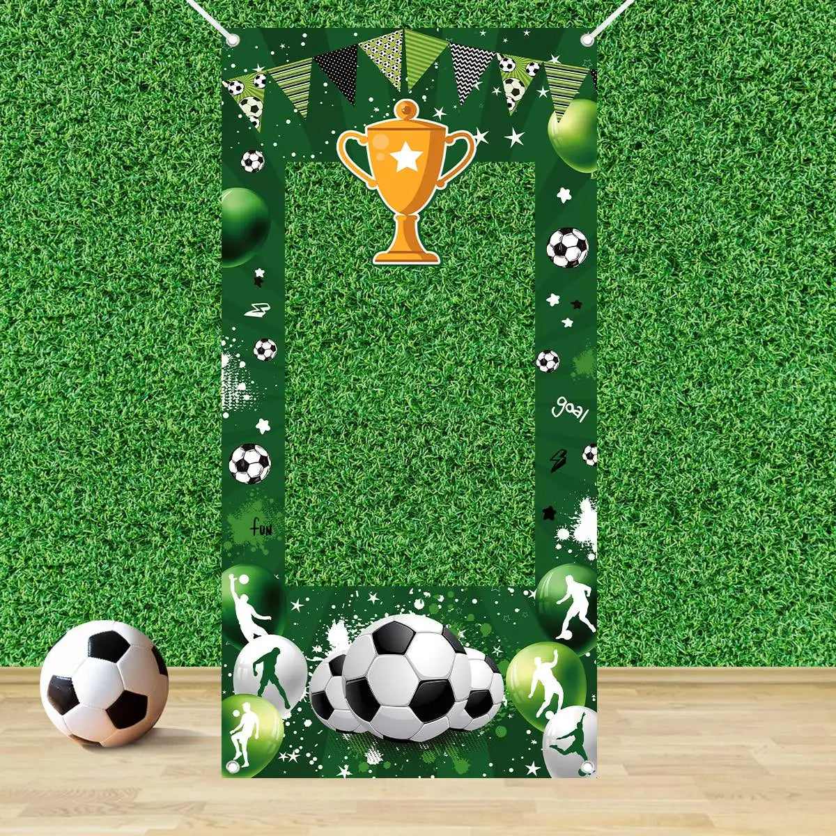 Marco de Fotos de Fútbol – Fiesta Infantil