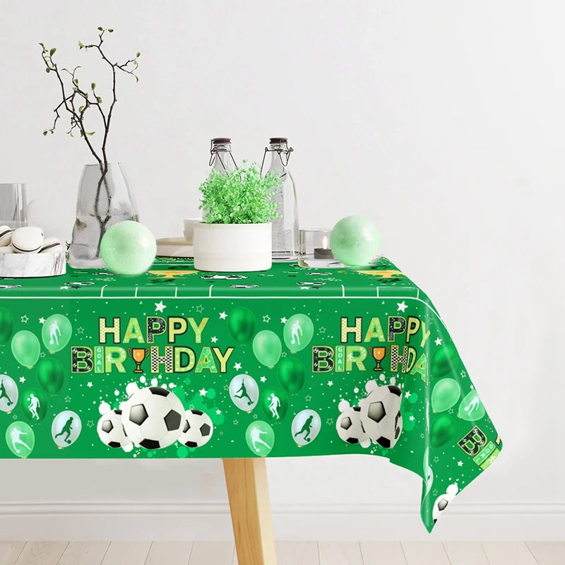 Mantel Desechable de FĂștbol para Fiestas