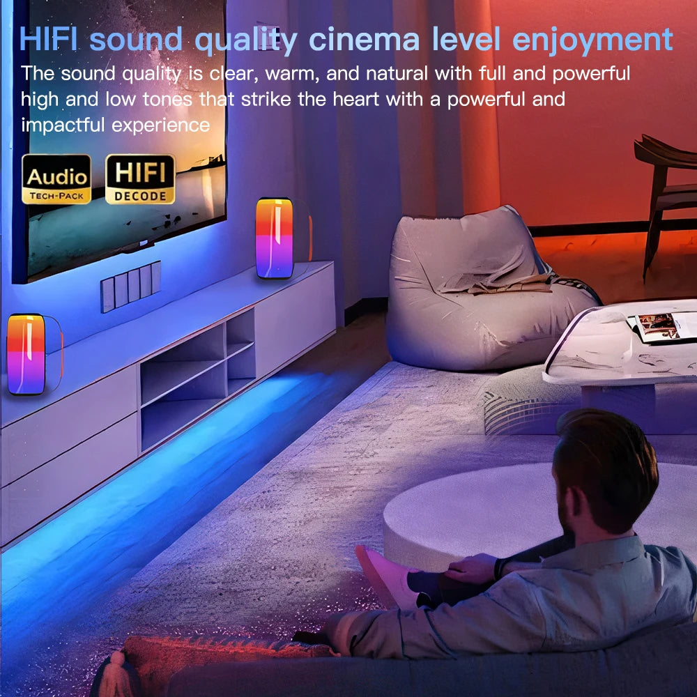 Altavoz Bluetooth Portátil 30W LED y Subwoofer Inalámbrico – IPX7 Impermeable