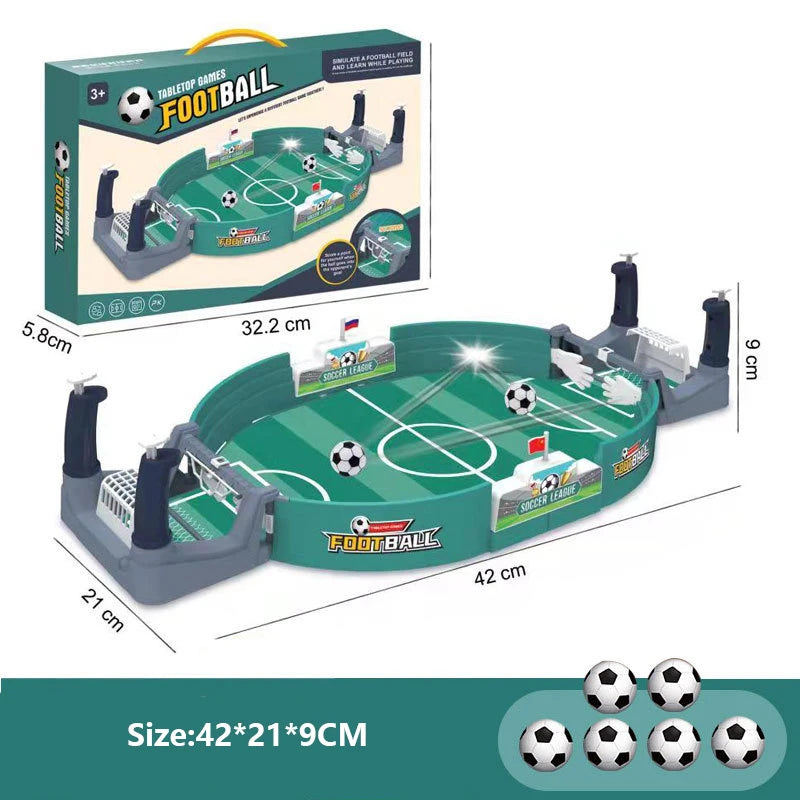 Juego de Mesa de Fútbol Portátil para Niños y Familias