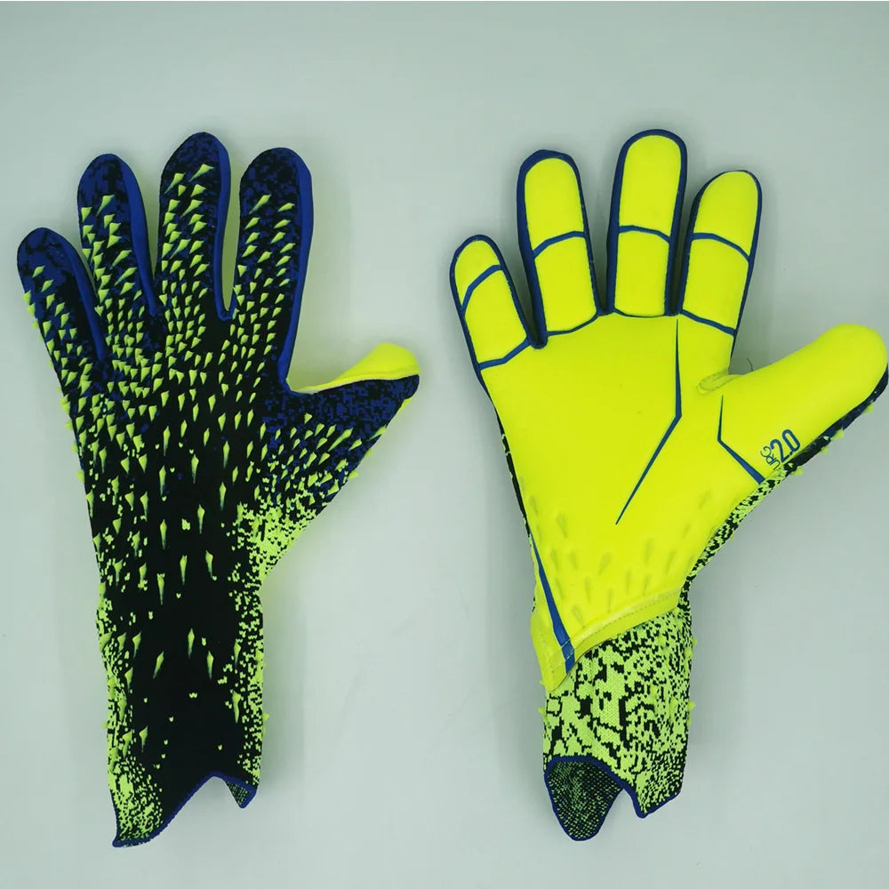 Guantes de Portero de Fútbol Profesional – Antideslizante, Protección Dedos