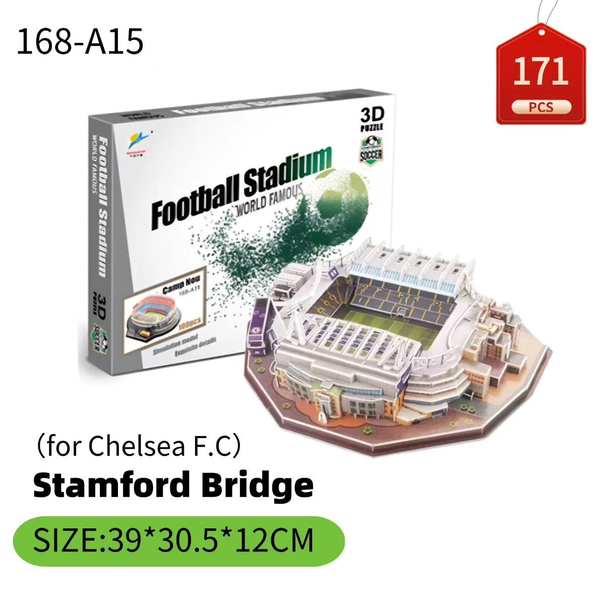 Rompecabezas 3D de Fútbol – Kit de Construcción