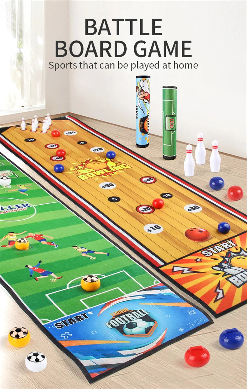 Juego Interactivo de Fútbol, Bolos y Curling de Escritorio