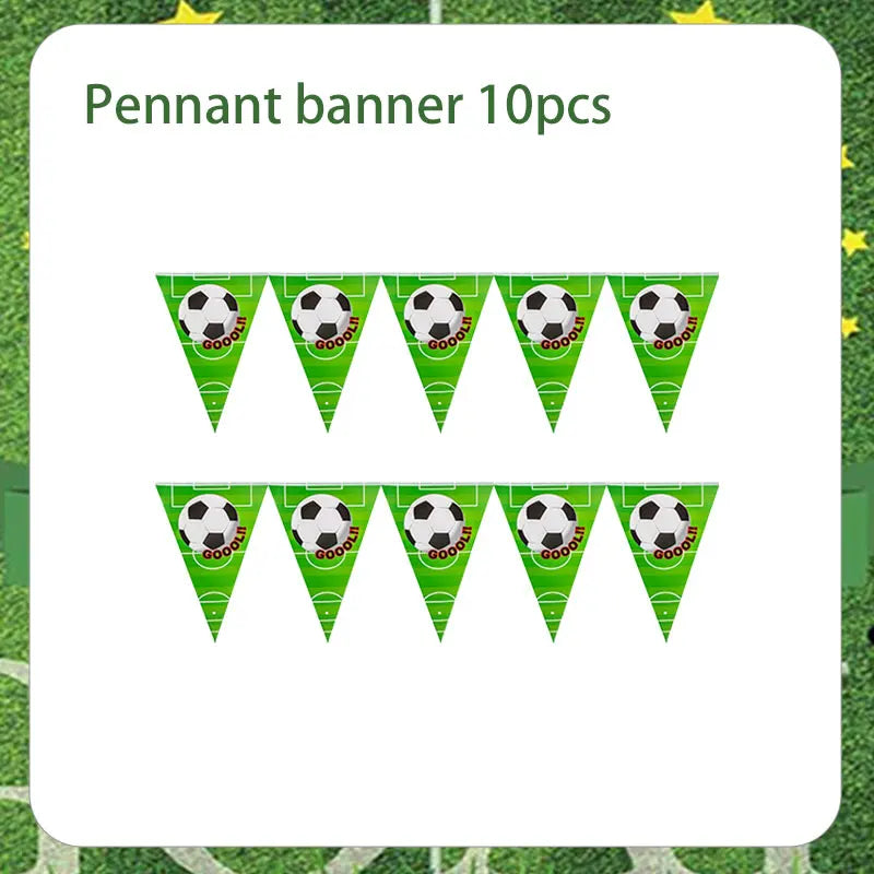 Set de Decoración de Cumpleaños de Fútbol