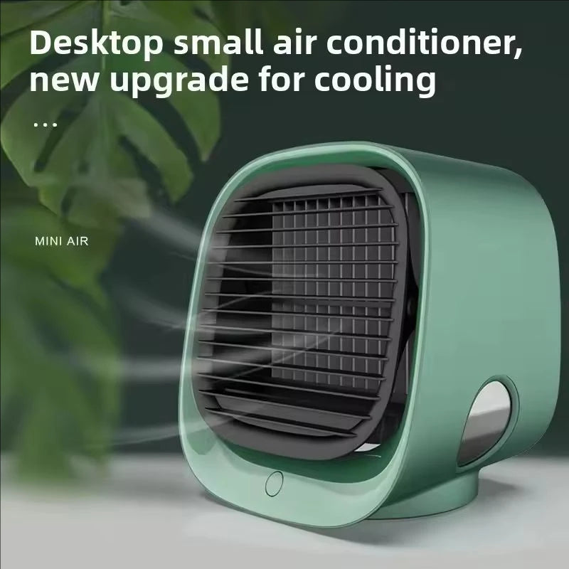 Mini Enfriador de Aire Portátil USB – Ventilador Evaporativo de 3 Velocidades