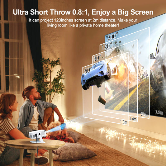 Mini Proyector HD 720P Xnano – Android 11, WiFi6 y Bluetooth 5.2