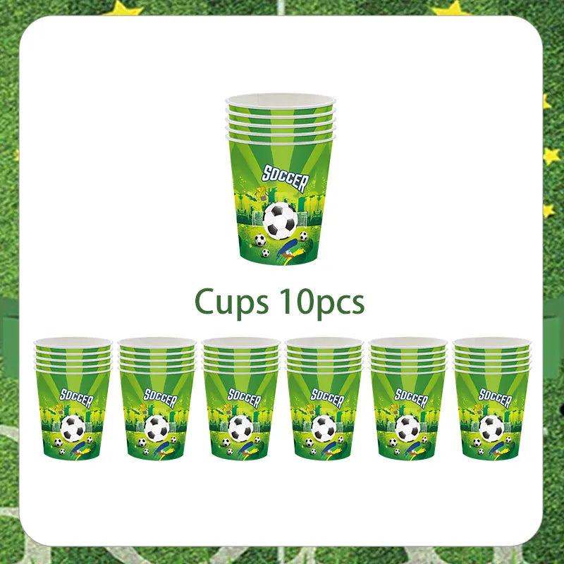 Set de Decoración de Cumpleaños de Fútbol