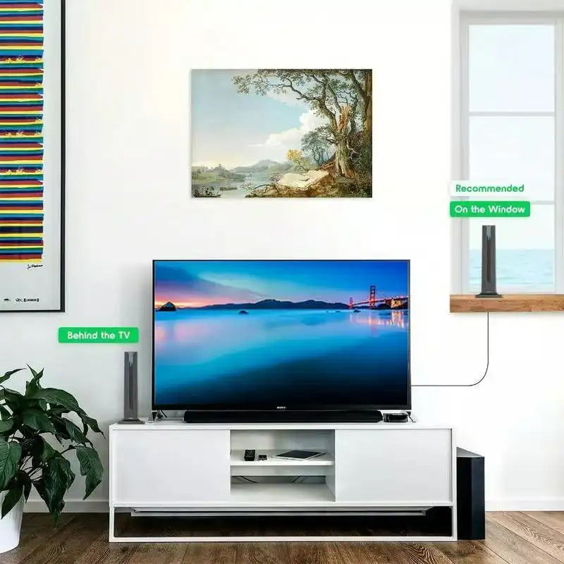 Antena de TV Digital Interior HD 4K