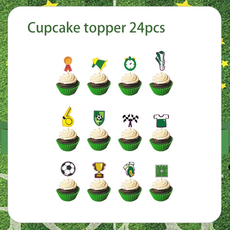 Set de Decoración de Cumpleaños de Fútbol