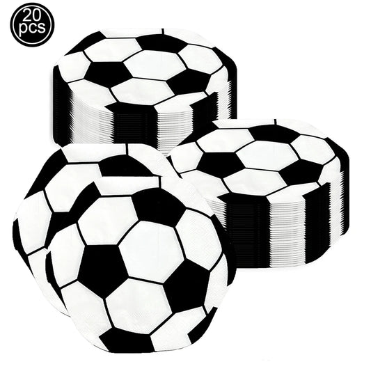 Set de Vajilla para Fiesta de Fútbol – Platos, Vasos y Servilletas Desechables