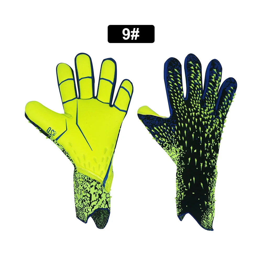 Guantes de Portero de Fútbol Profesional – Antideslizante, Protección Dedos