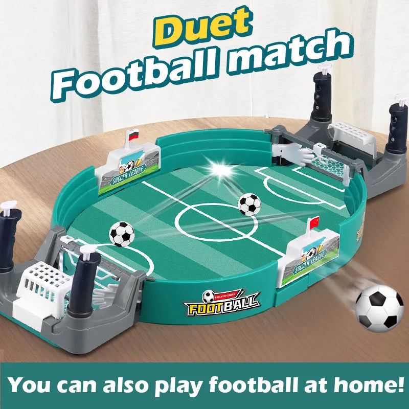Juego de Mesa de Fútbol Portátil para Niños y Familias