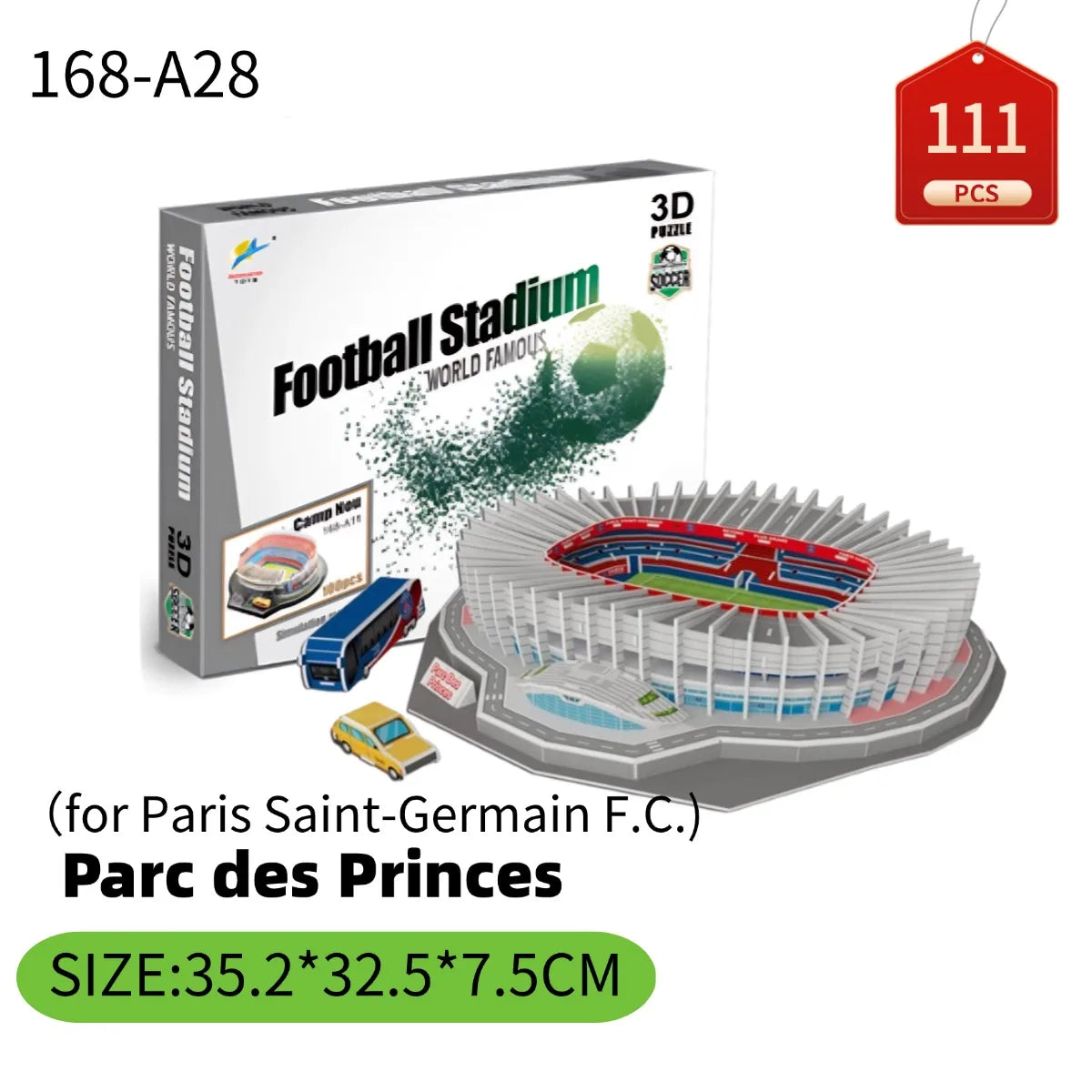 Rompecabezas 3D de Fútbol – Kit de Construcción