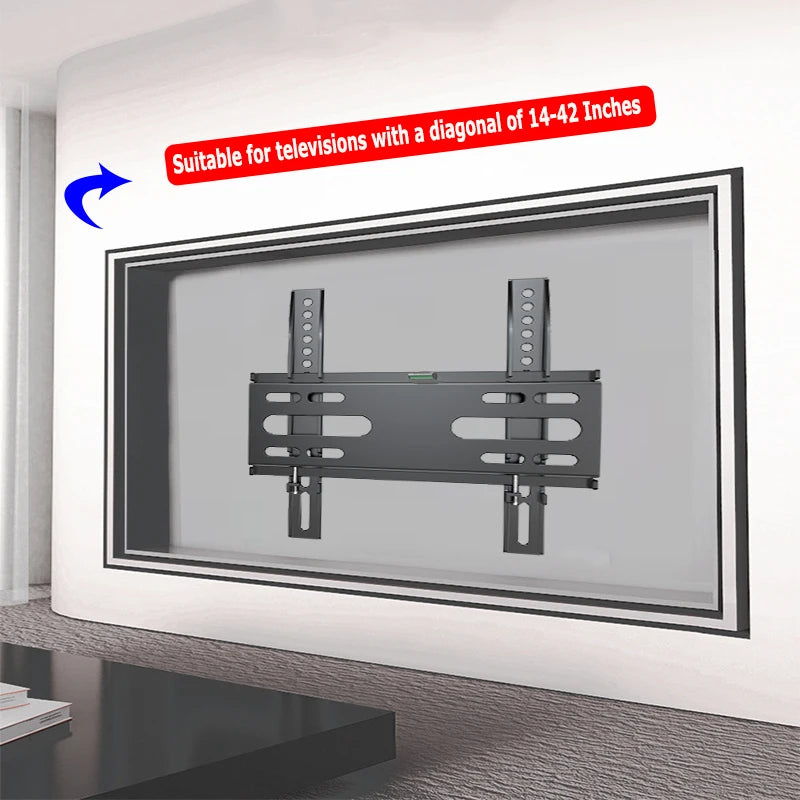 Soporte Fijo de Pared para TV 14”–42”