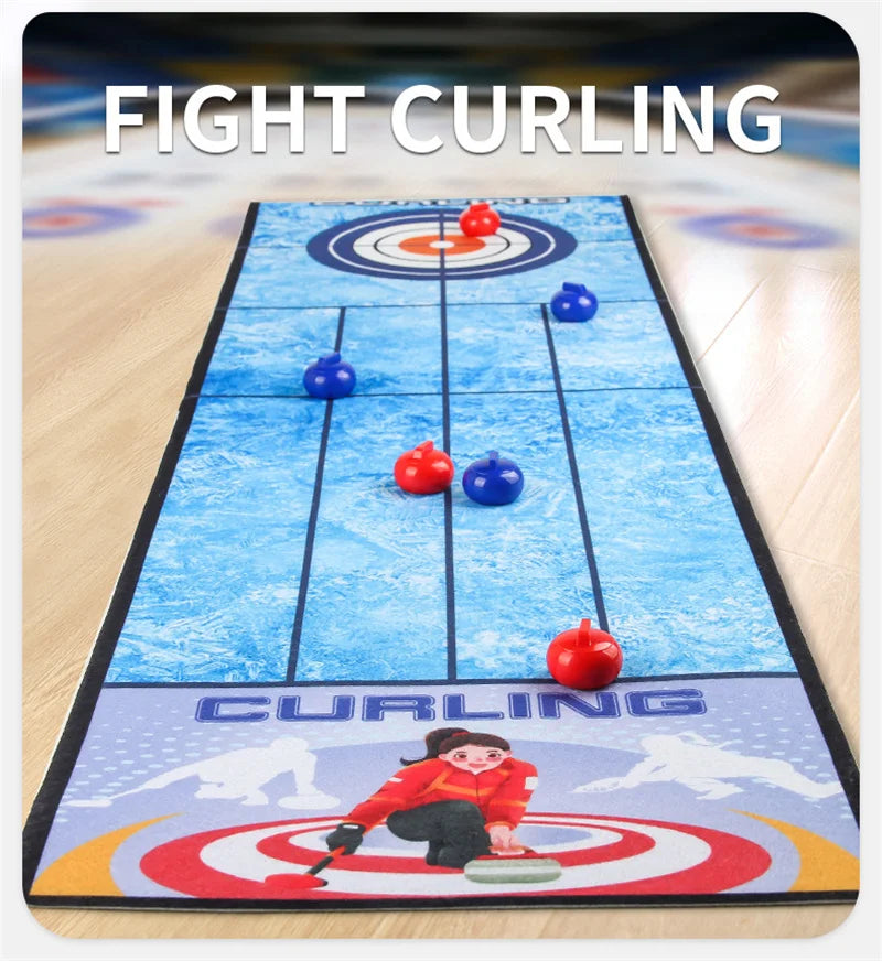 Juego Interactivo de Fútbol, Bolos y Curling de Escritorio