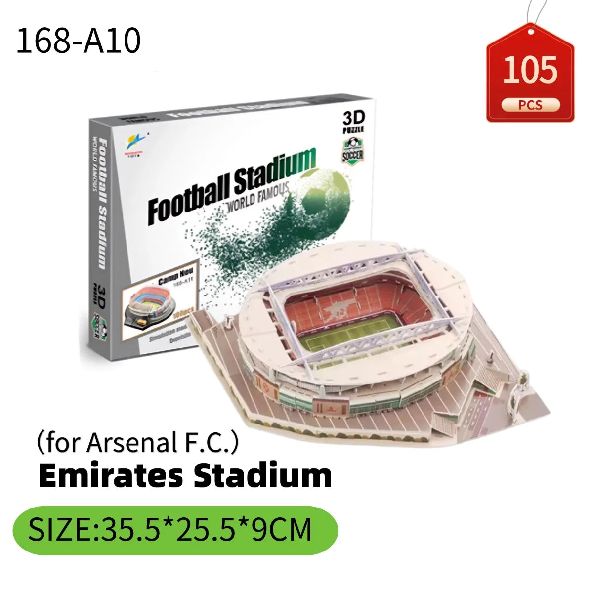 Rompecabezas 3D de Fútbol – Kit de Construcción