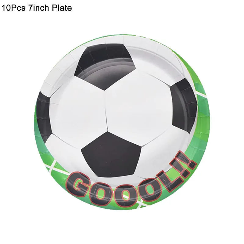 Set Futbolero para Cumpleaños – Platos, Vasos y Más