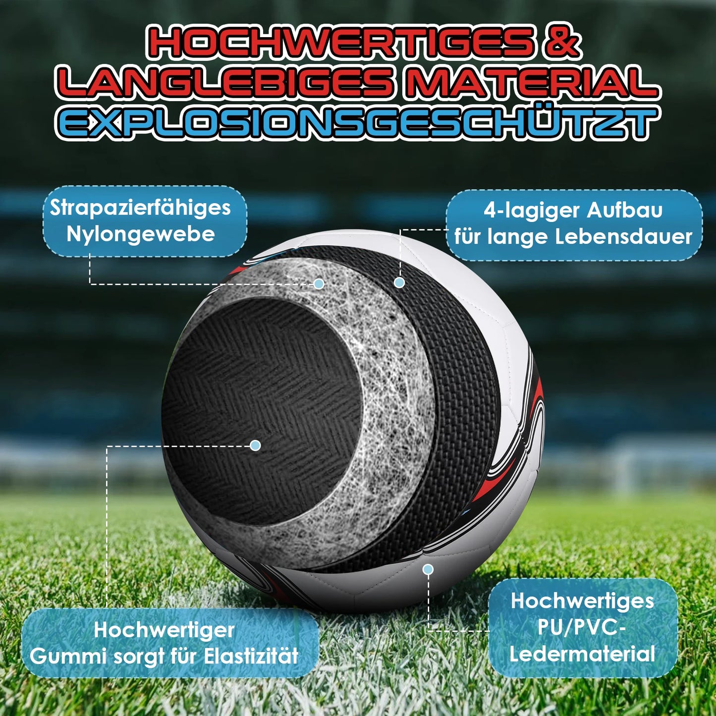 Balón de Fútbol TureCloser – Tamaño 4
