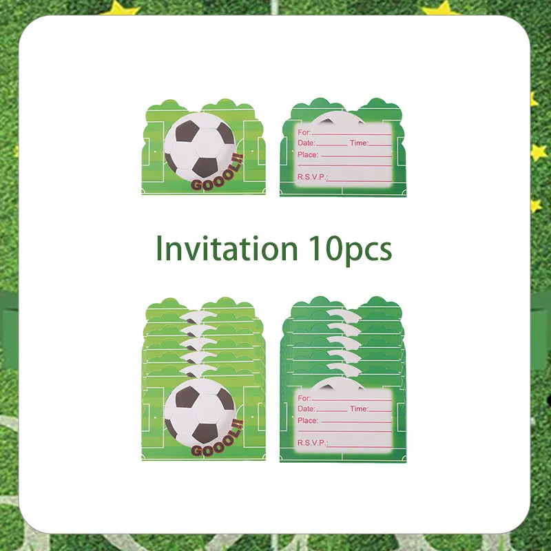 Set de Decoración de Cumpleaños de Fútbol