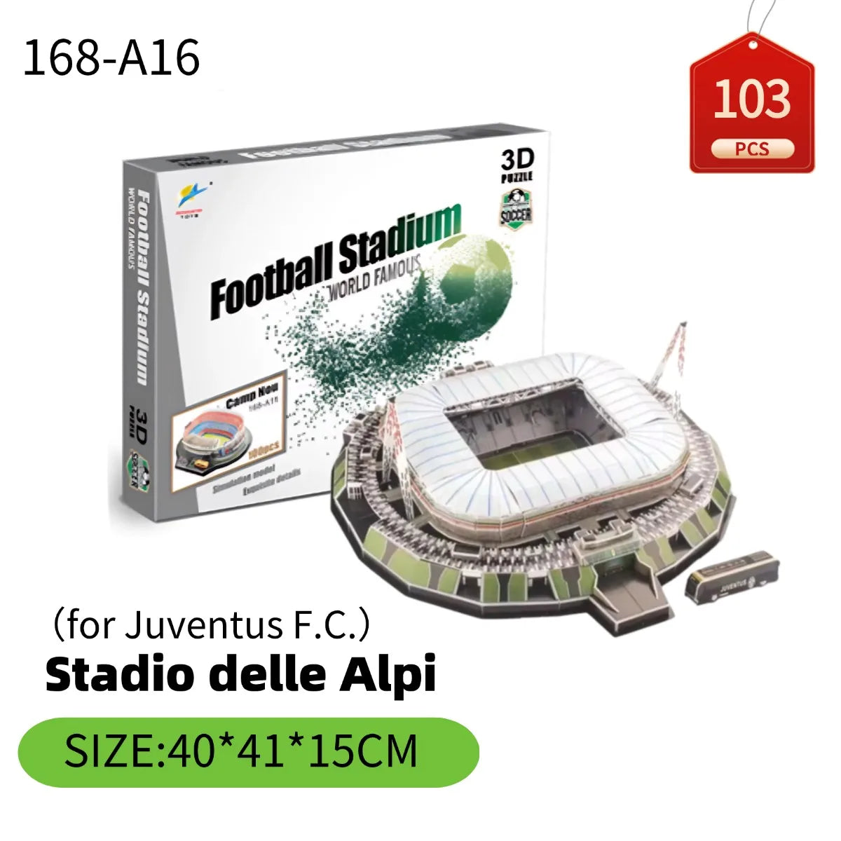 Rompecabezas 3D de Fútbol – Kit de Construcción