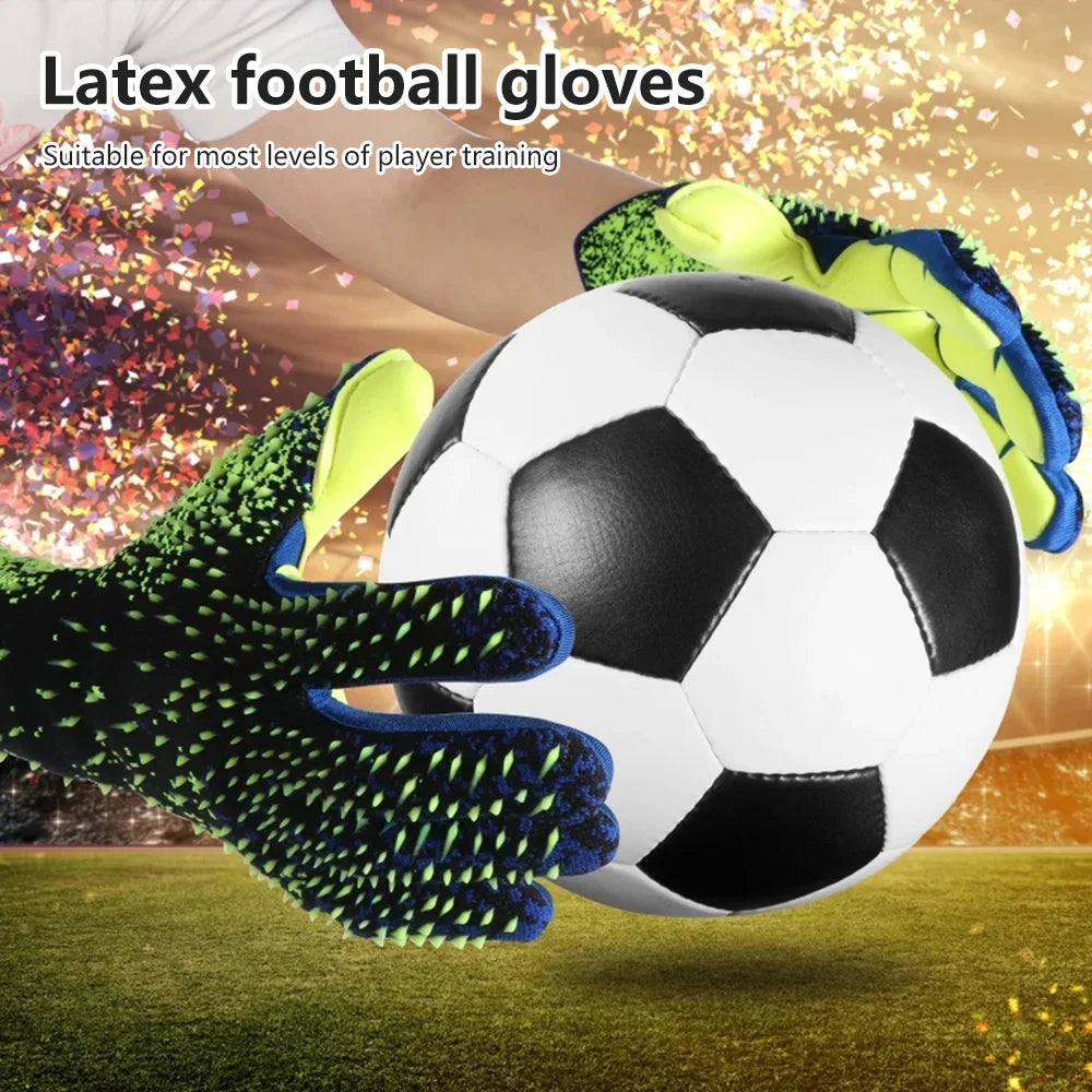 Guantes de Portero de Fútbol Profesional – Antideslizante, Protección Dedos