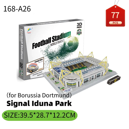 Rompecabezas 3D de Fútbol – Kit de Construcción