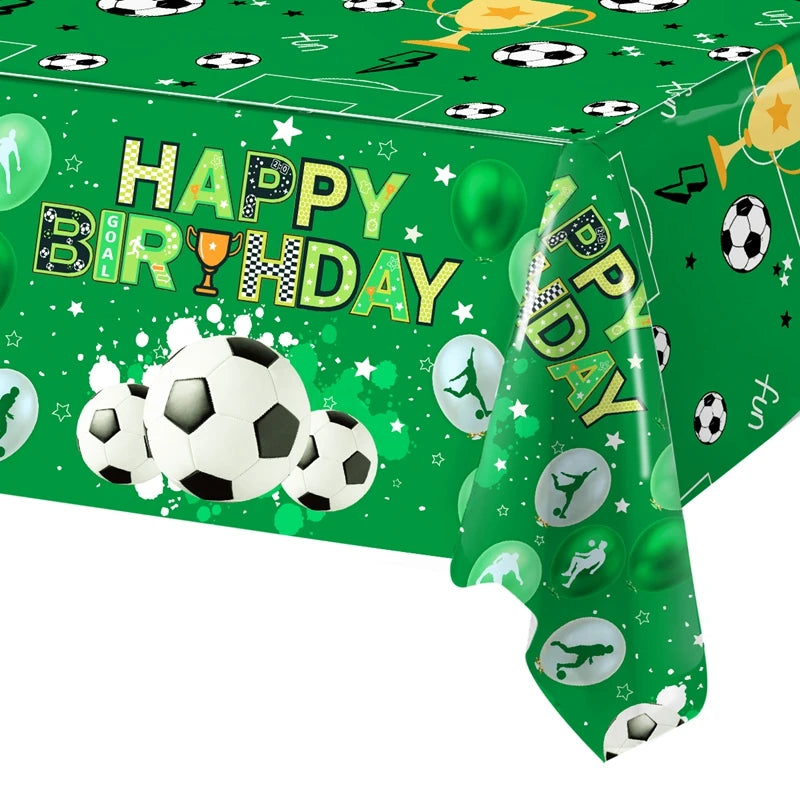 Mantel Desechable de Fútbol para Fiestas