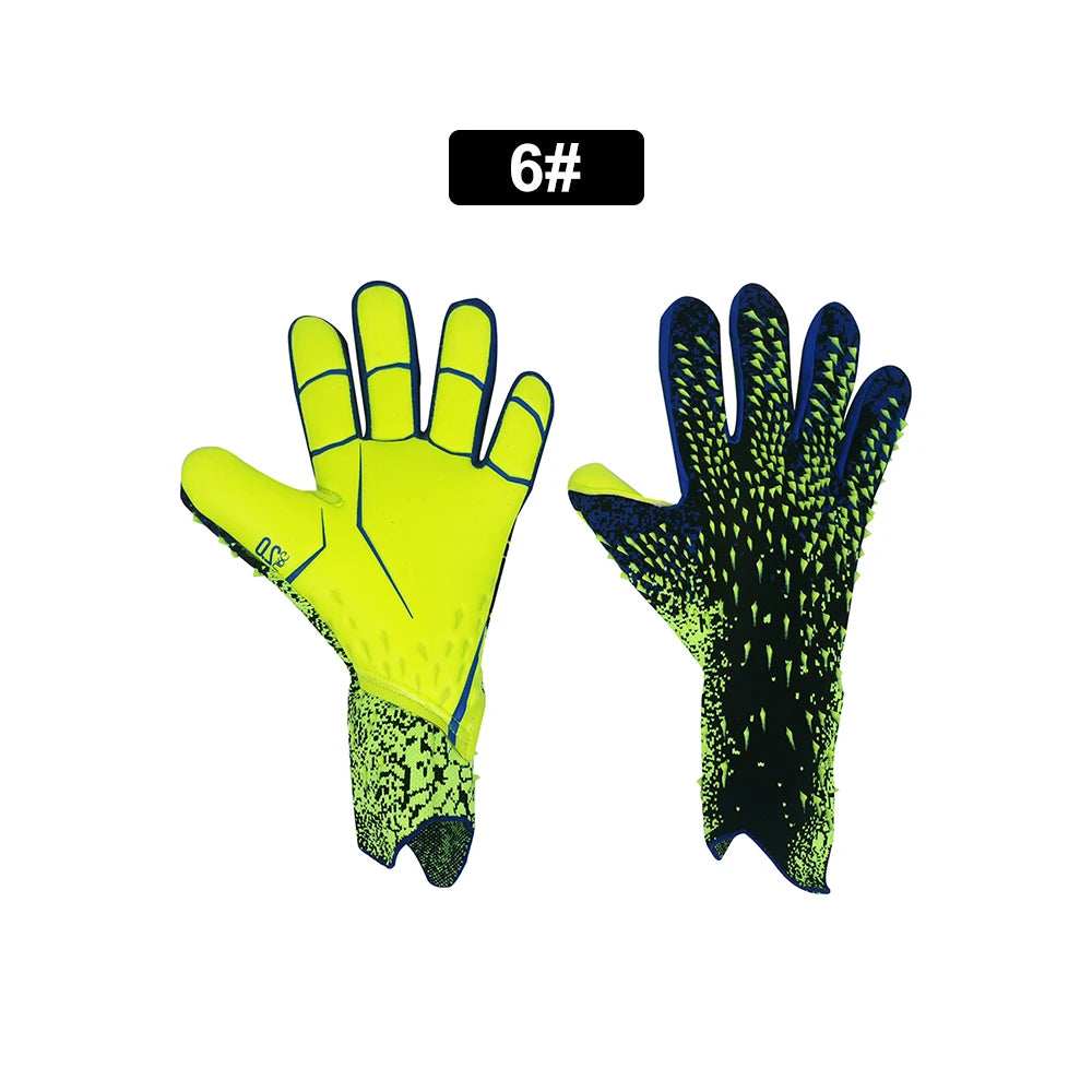 Guantes de Portero de Fútbol Profesional – Antideslizante, Protección Dedos