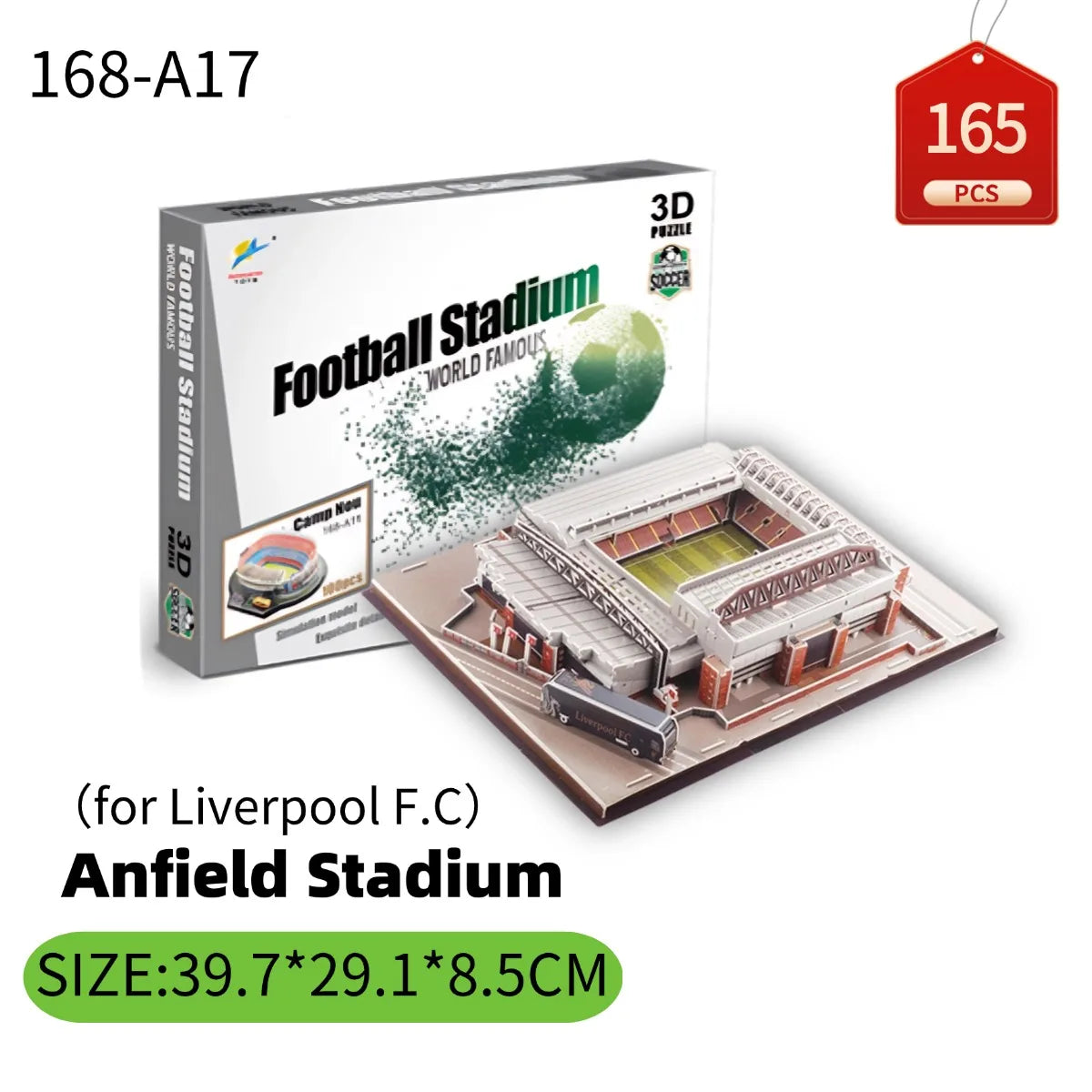 Rompecabezas 3D de Fútbol – Kit de Construcción