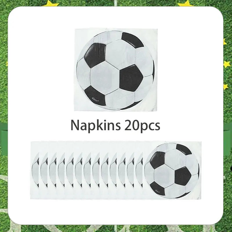Set de Decoración de Cumpleaños de Fútbol