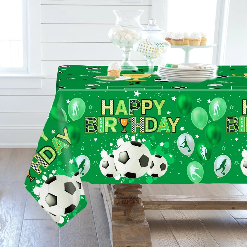 Mantel Desechable de Fútbol para Fiestas
