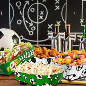 Platos Desechables de Fútbol x36 – Fiesta