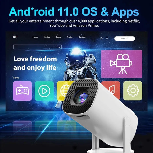 Proyector MOMAN P30pro – 720P Nativo, WiFi, Rotación 180°