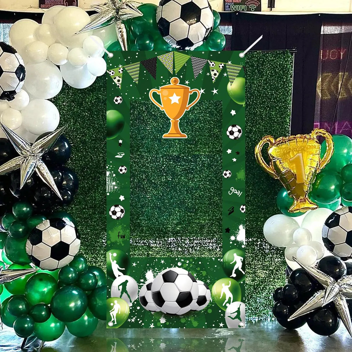 Marco de Fotos de Fútbol – Fiesta Infantil