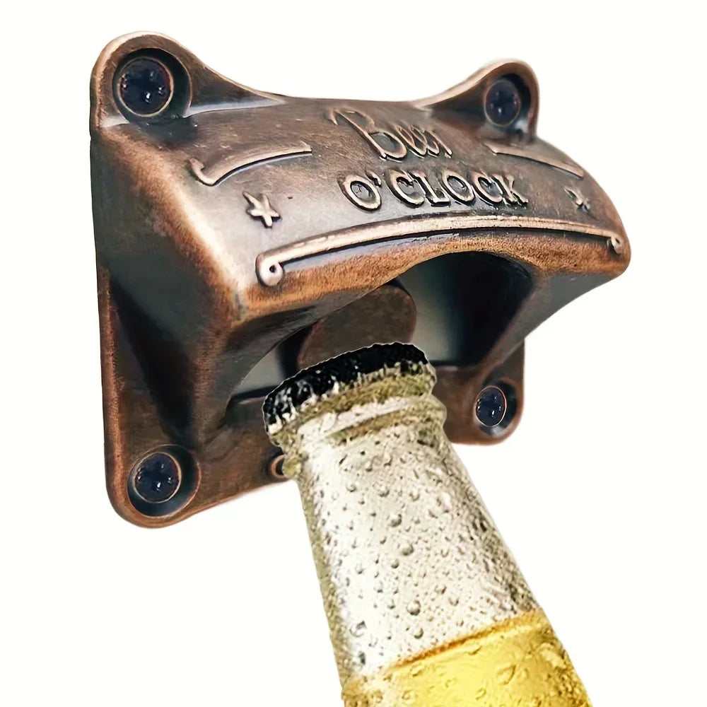 Abridor de botellas Cervezas retro de pared