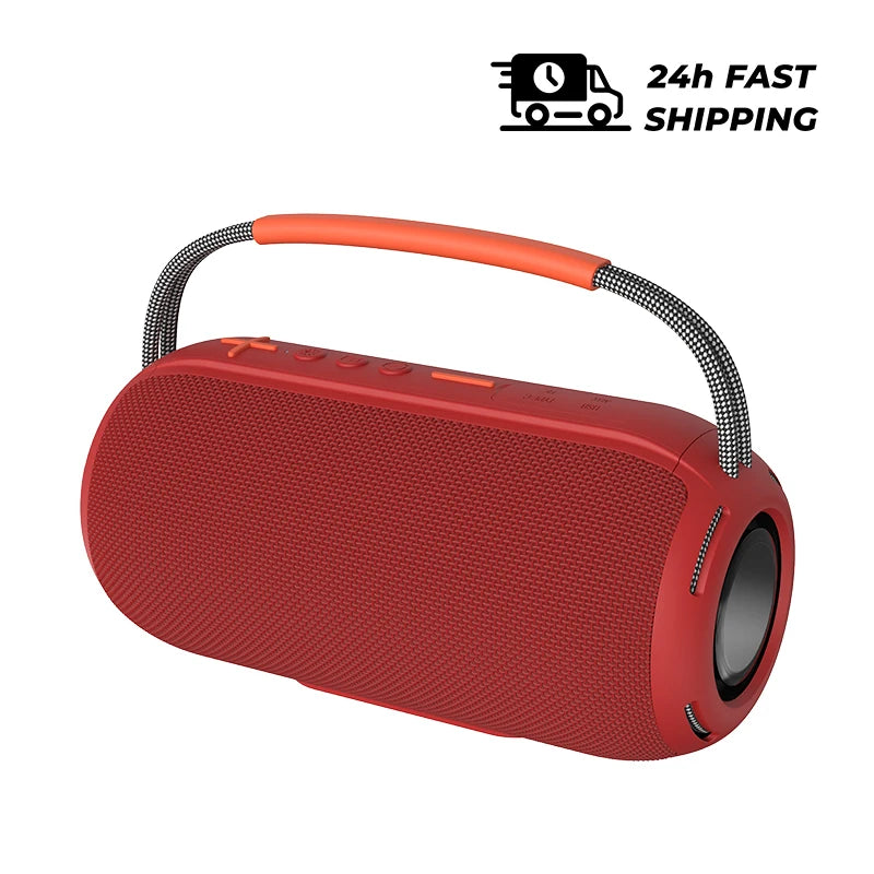 Altavoz Bluetooth Portátil 30W LED y Subwoofer Inalámbrico – IPX7 Impermeable
