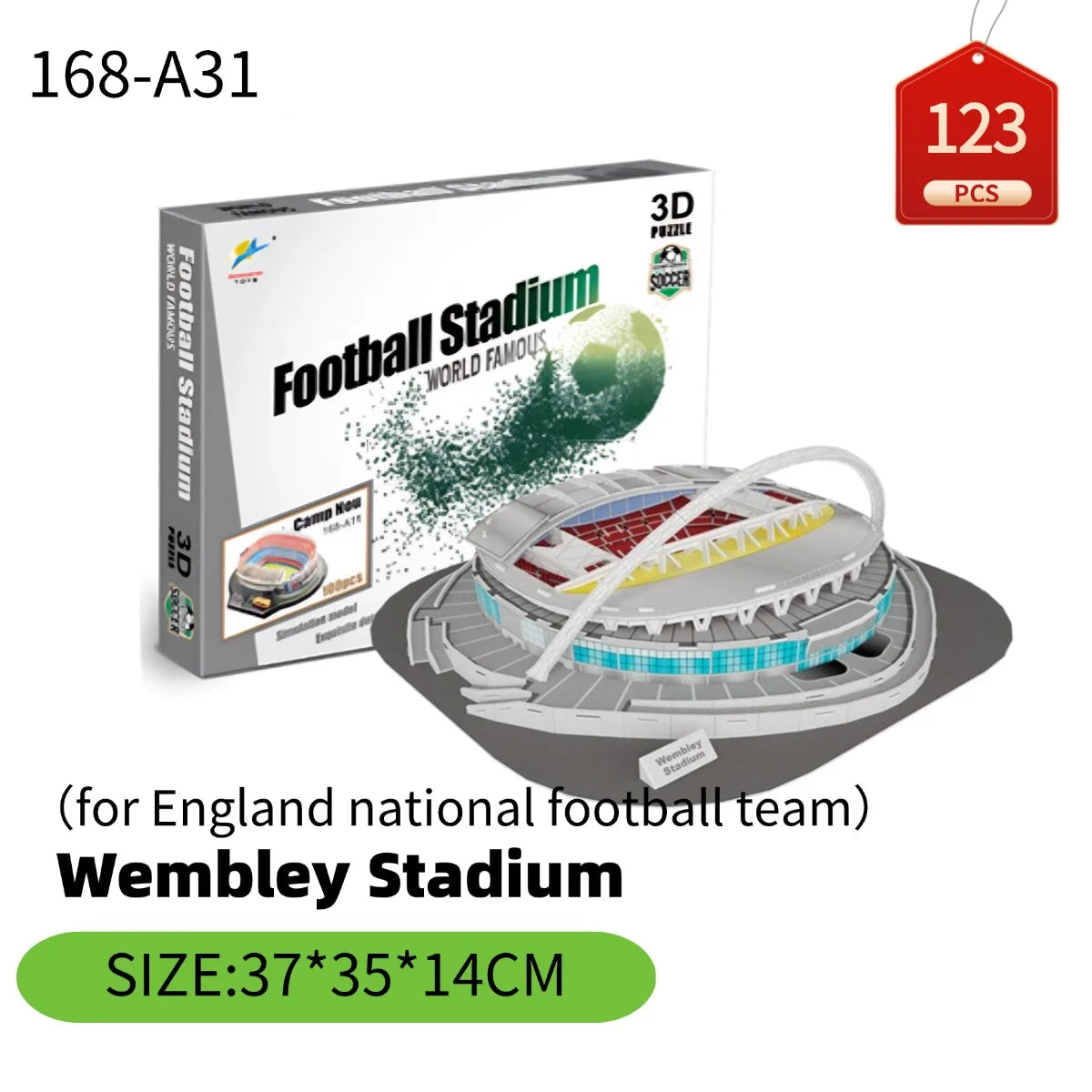 Rompecabezas 3D de Fútbol – Kit de Construcción