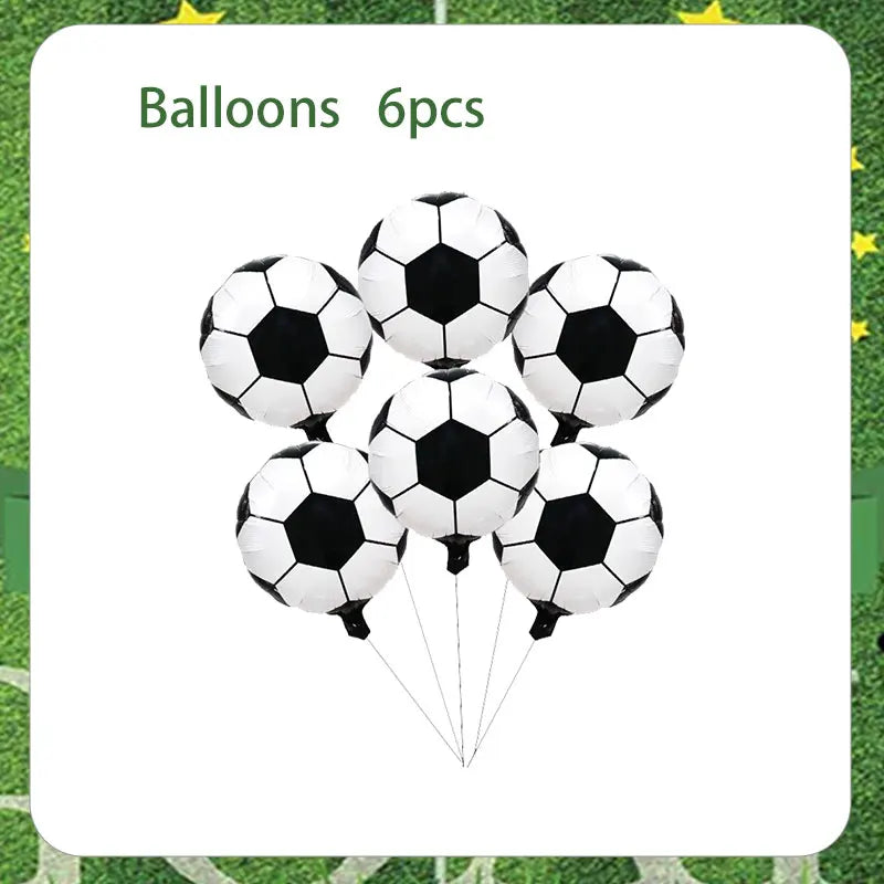 Set de Decoración de Cumpleaños de Fútbol