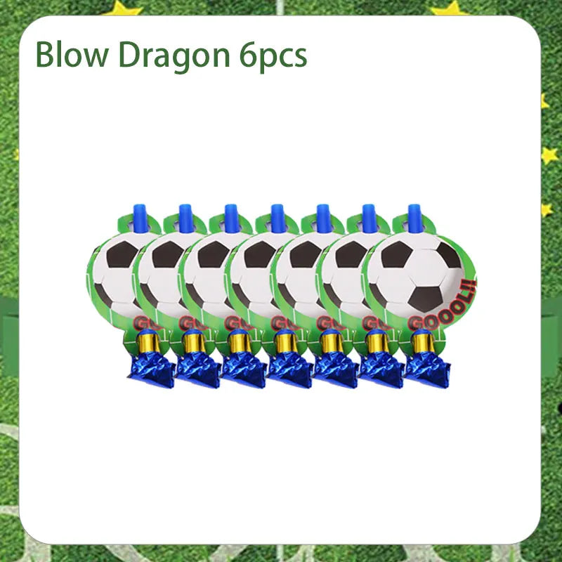 Set de Decoración de Cumpleaños de Fútbol
